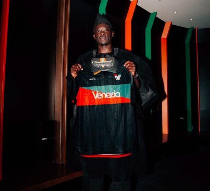 Akor Adams Explains Why He Joined Venezia, Unveiled in Traditional Nigerian Attire